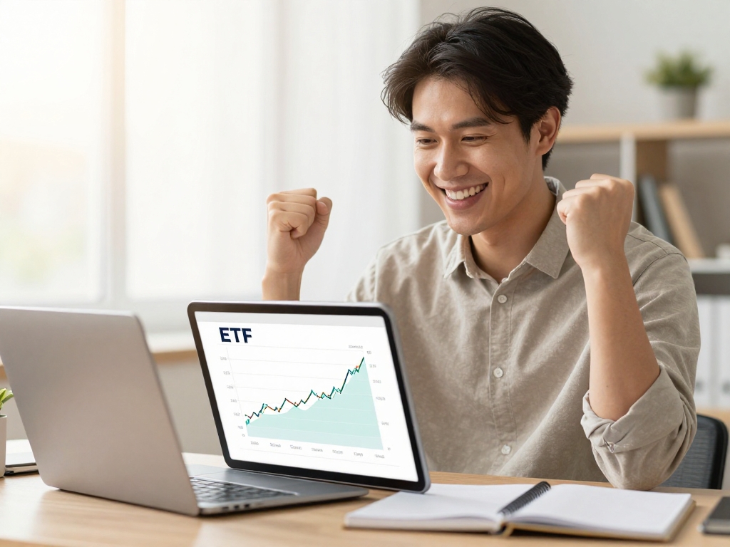 Erfolgreicher erster ETF-Kauf – Investor feiert Portfolio-Start